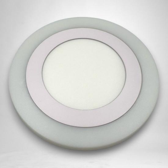 Spot LED Rotund Doua Culori  12+6W 3000k-6500k  Trei Functii