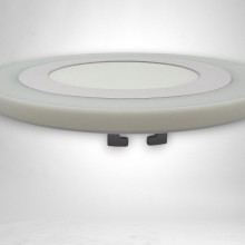 Spot LED Rotund Doua Culori  24+12W 3000k si 6500k  Trei Functii