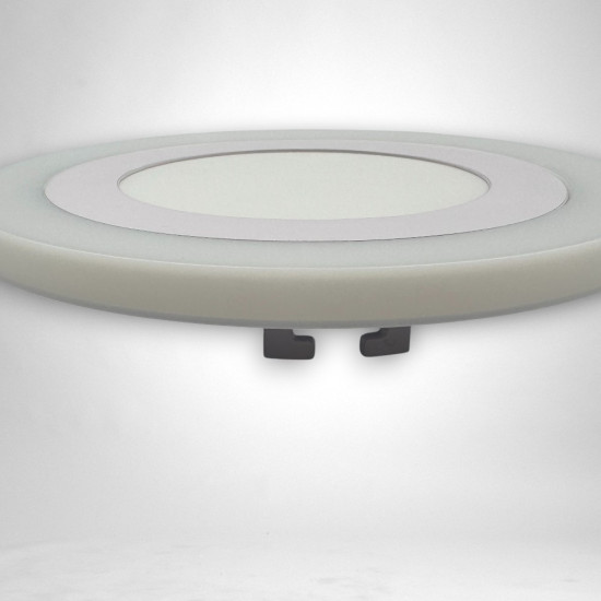 Spot LED Rotund Doua Culori  12+6W 3000k-6500k  Trei Functii
