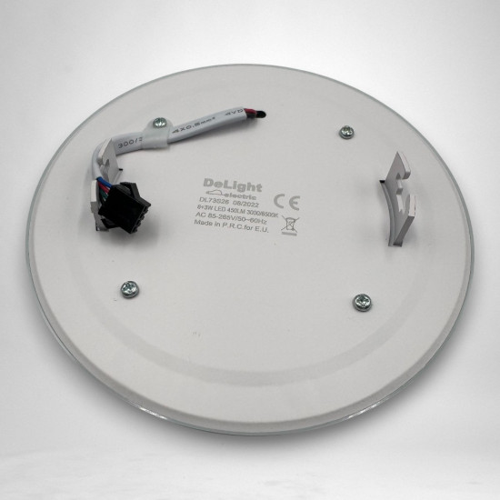 Spot LED Rotund Doua Culori  6+3W 3000k-6500k 450lm Trei Functii