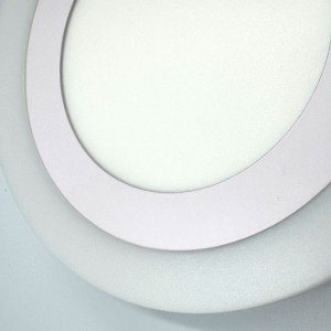 Spot LED Rotund Doua Culori  12+6W 3000k-6500k  Trei Functii