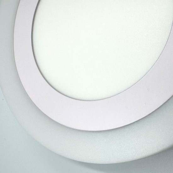 Spot LED Rotund Doua Culori  12+6W 3000k-6500k  Trei Functii