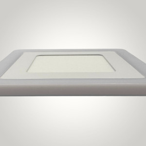 Spot LED Patrat Doua Culori 18+6W 3000k-6500k  Trei Functii