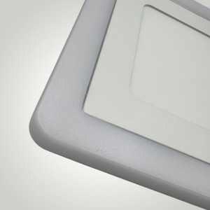 Spot LED Patrat Doua Culori 18+6W 3000k-6500k  Trei Functii