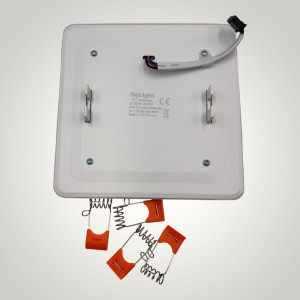 Spot LED Patrat Doua Culori 18+6W 3000k-6500k  Trei Functii