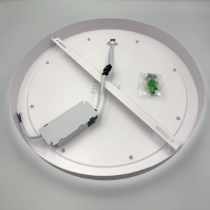 Spot LED Rotund Aplicat Doua Culori  24+12W 3000k-6500k  Trei Functii