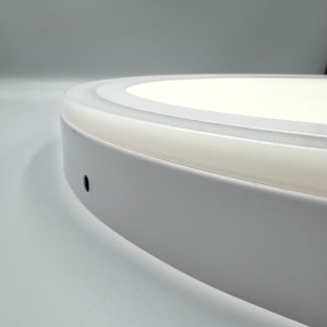 Spot LED Rotund Aplicat Doua Culori  24+12W 3000k-6500k  Trei Functii