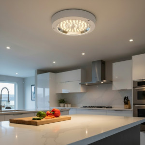 Plafoniera LED Rotunda Pentru Bucatarie 16W 6400K Plafoniera LED Rotunda Pentru Bucatarie 16W 6400K