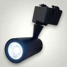 Spot Sina Negru 12W=120W,  6000K, lumina rece, negru