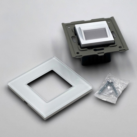 Spot led Scara din sticla,alb 1W, 4000K, lumina neutra