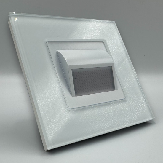 Spot led Scara din sticla,alb 1W, 4000K, lumina neutra