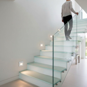 Spot led Scara din sticla,alb 1W, 4000K, lumina neutra