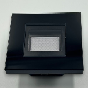Spot led Scara din sticla,negru 1W, 4000K, lumina neutra