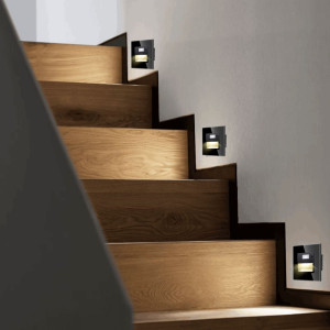 Spot led Scara cu senzor din sticla,negru 1.5W, 1800K-7500K