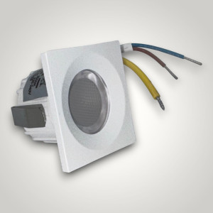 Spot LED Patrat pentru Mobila, 35x35mm, 3W  4100K, lumina neutra