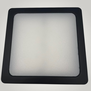 Spot Led Sole cu rama neagra, patrat ingropat 220x220, 24W, 4100K, lumina neutra