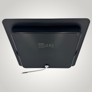 Spot Led Sole cu rama neagra, patrat ingropat 220x220, 24W, 4100K, lumina neutra