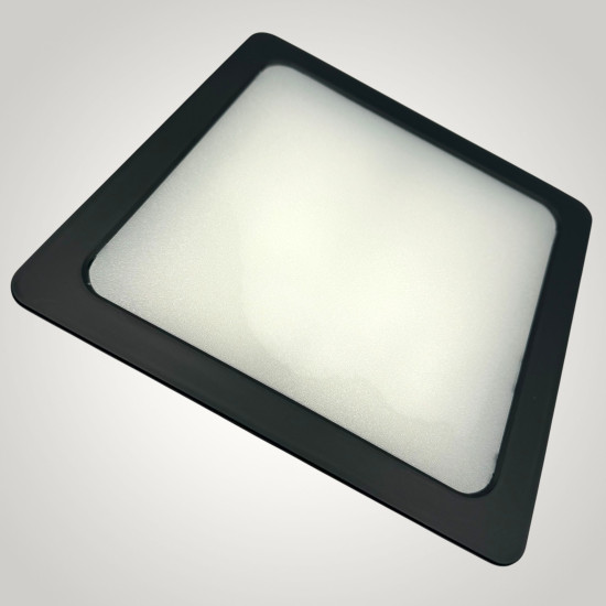 Spot Led Sole cu rama neagra, patrat ingropat 220x220, 24W, 4100K, lumina neutra