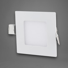 Spot Led Slim Patrat 120x120mm, 6W=40W, 2700K, lumina calda