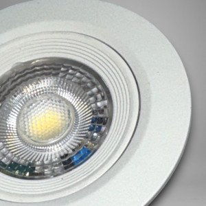 Spot Led COB Rotund alb, Ø95, 5W=40W, 6500K, lumina rece