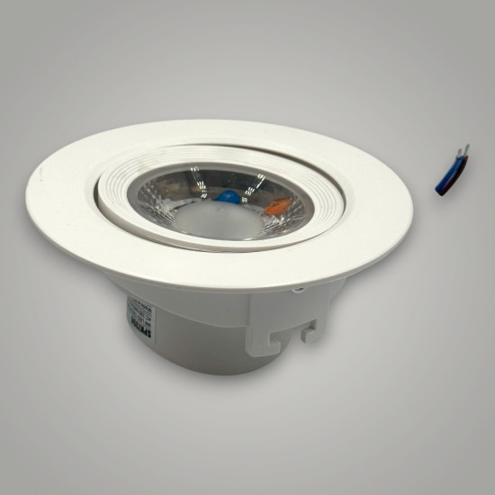 Spot Led COB Rotund alb, Ø95, 9W=160W, 6500K, lumina rece