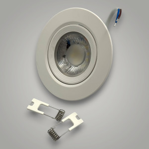 Spot Led COB Rotund alb, Ø95, 9W=160W, 6500K, lumina rece
