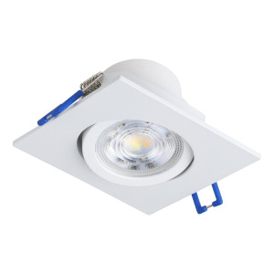 Spot Led Patrat COB alb,  9W=160W, 6500K, lumina rece