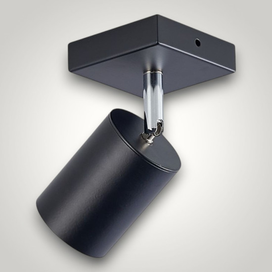 Spot Reglabil Negru GU10 80mm