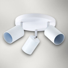 Spot Rotund Reglabil Alb 3 X GU10 200mm