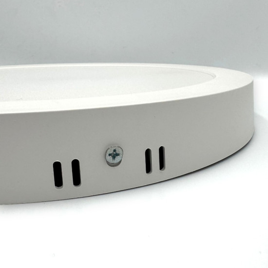 Spot Led Sole rotund aplicat  Ø220, 24W, 6500k, lumina rece