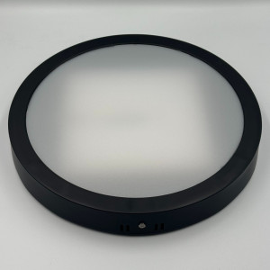 Spot Led Sole cu rama neagra, rotund aplicat  Ø300, 36W, 4100k, lumina neutra