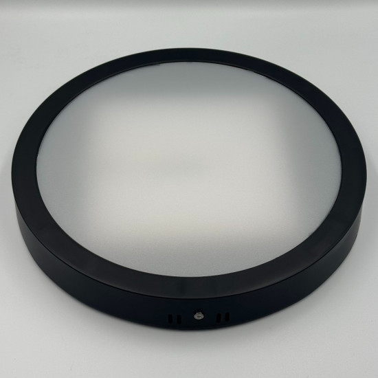 Spot Led Sole cu rama neagra, rotund aplicat  Ø300, 36W, 4100k, lumina neutra