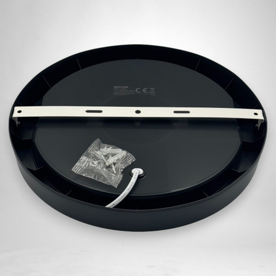 Spot Led Sole cu rama neagra, rotund aplicat  Ø300, 36W, 4100k, lumina neutra