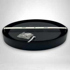 Spot Led Sole cu rama neagra, rotund aplicat  Ø300, 36W, 4100k, lumina neutra