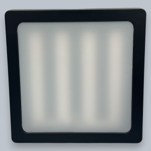 Spot Led Sole cu rama neagra, patrat aplicat  300x300, 36W, 4100k, lumina neutra