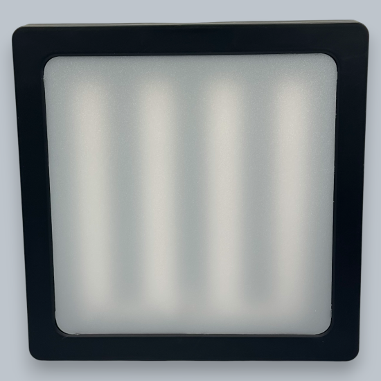 Spot Led Sole cu rama neagra, patrat aplicat  300x300, 36W, 4100k, lumina neutra