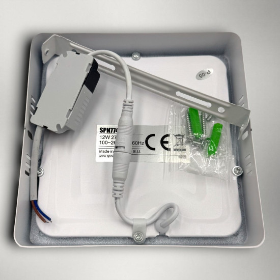 SPOT LED PT PATRAT/12W/2700K 169*169