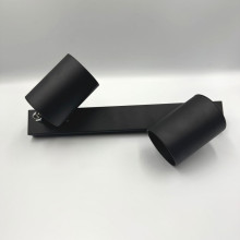  Spot Liniar Reglabil Negru 2XGU10 450mm