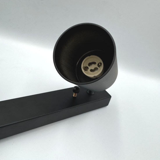 Spot Liniar Reglabil  Negru 6 X GU10 1180mm