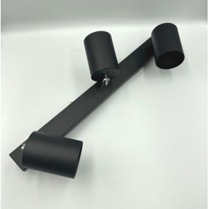 Spot Liniar Reglabil Negru 3 X GU10 450mm