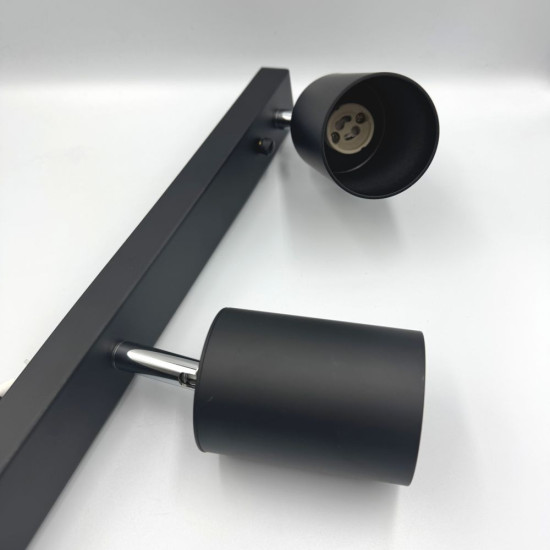 Spot Liniar Reglabil  Negru 6 X GU10 1180mm