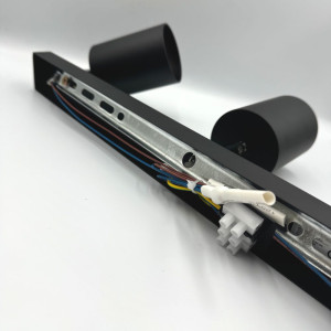 Spot Liniar Reglabil  Negru 6 X GU10 1180mm