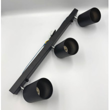 Spot Liniar Reglabil Negru 3 X GU10 450mm
