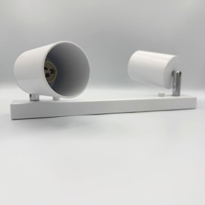 Spot Liniar Reglabil Alb 2XGU10 450mm