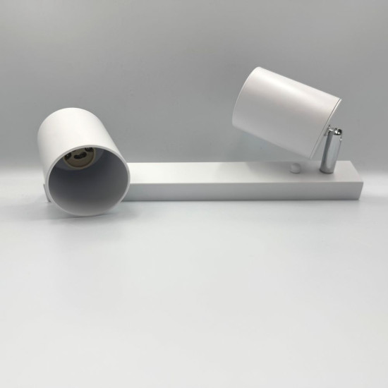 Spot Liniar Reglabil Alb 2XGU10 450mm