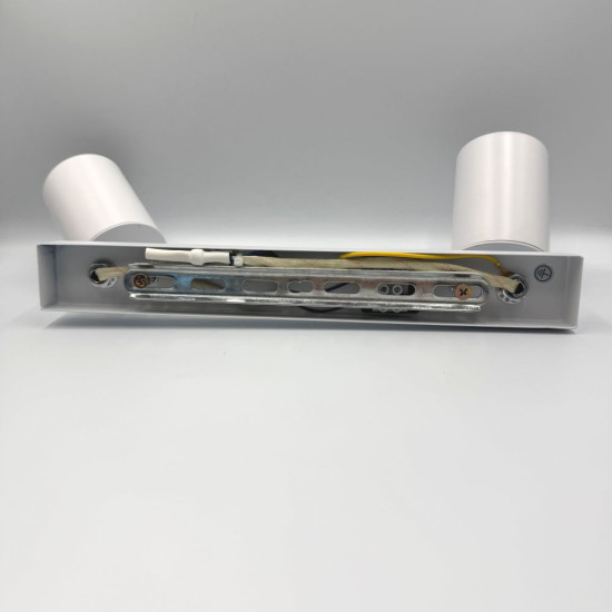 Spot Liniar Reglabil Alb 2XGU10 450mm