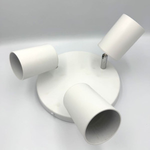 Spot Rotund Reglabil Alb 3 X GU10 200mm