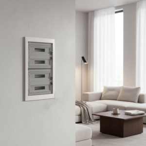 Tablou sigurante incastrat 72module Gewiss cu bareta inclusa - GW40611BD