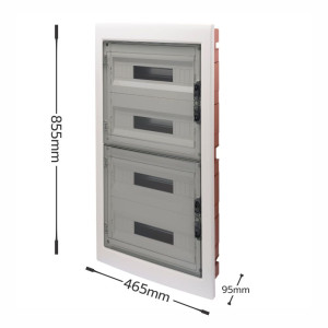 Tablou sigurante incastrat 72module Gewiss cu bareta inclusa - GW40611BD