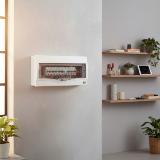 Tablou electric pt sigurante, 16 module - montaj aplicat